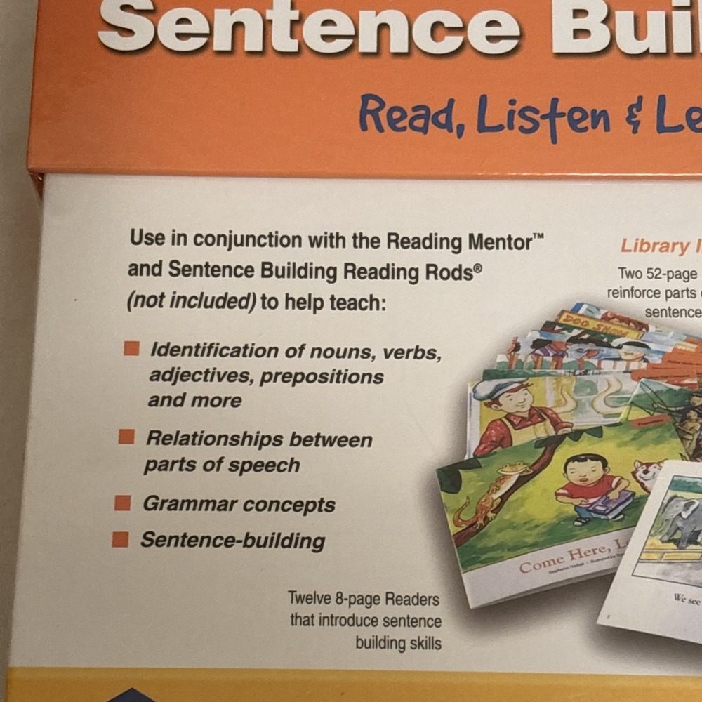 Learning Resources Reading Rods Sentence Building Library Kit Grades 2+ - Picture 6 of 12